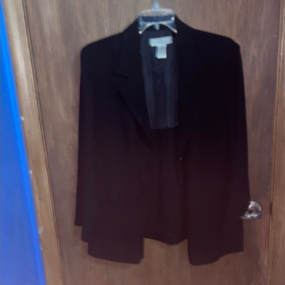 Dress Barn Black Classic Blazer Formal Wear
